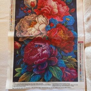 Vibrant Floral Diamond Art Painting Kit